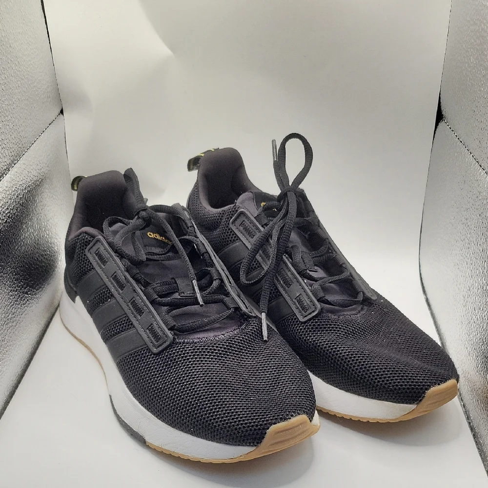 Adidas Black and Gold Sneakers - Picture 1 of 5